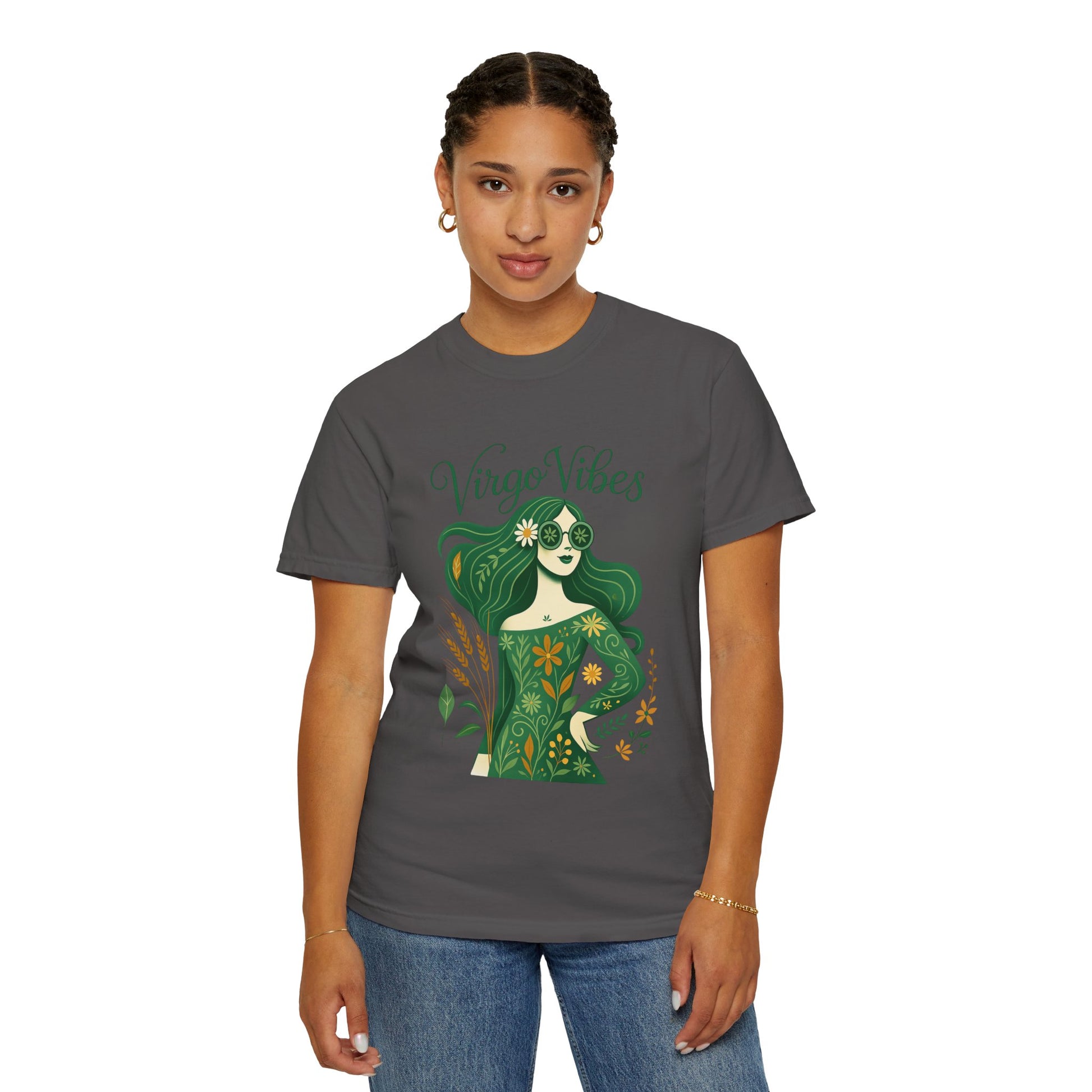 Virgo Vibes Vibrant Tee – Earthy Zodiac Shirt