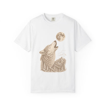 Wolf Howl T-Shirt — Moonlit Wilderness Graphic Tee