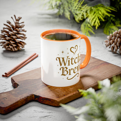 Witch’s Brew – Magical Elixir Mug (11oz & 15oz, Color Accent Options)