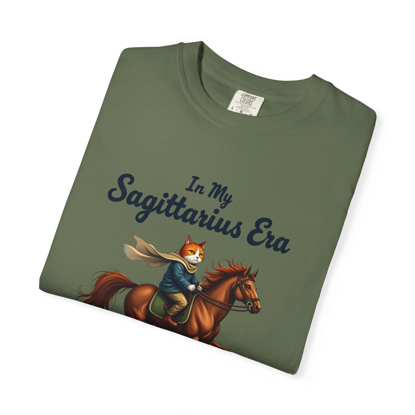 In My Sagittarius Era – Funny Free-Spirited Rider Tee