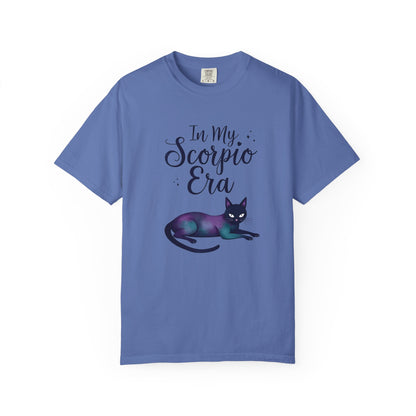 In My Scorpio Era – Mystical Black Cat Tee for the Zodiac Baddie