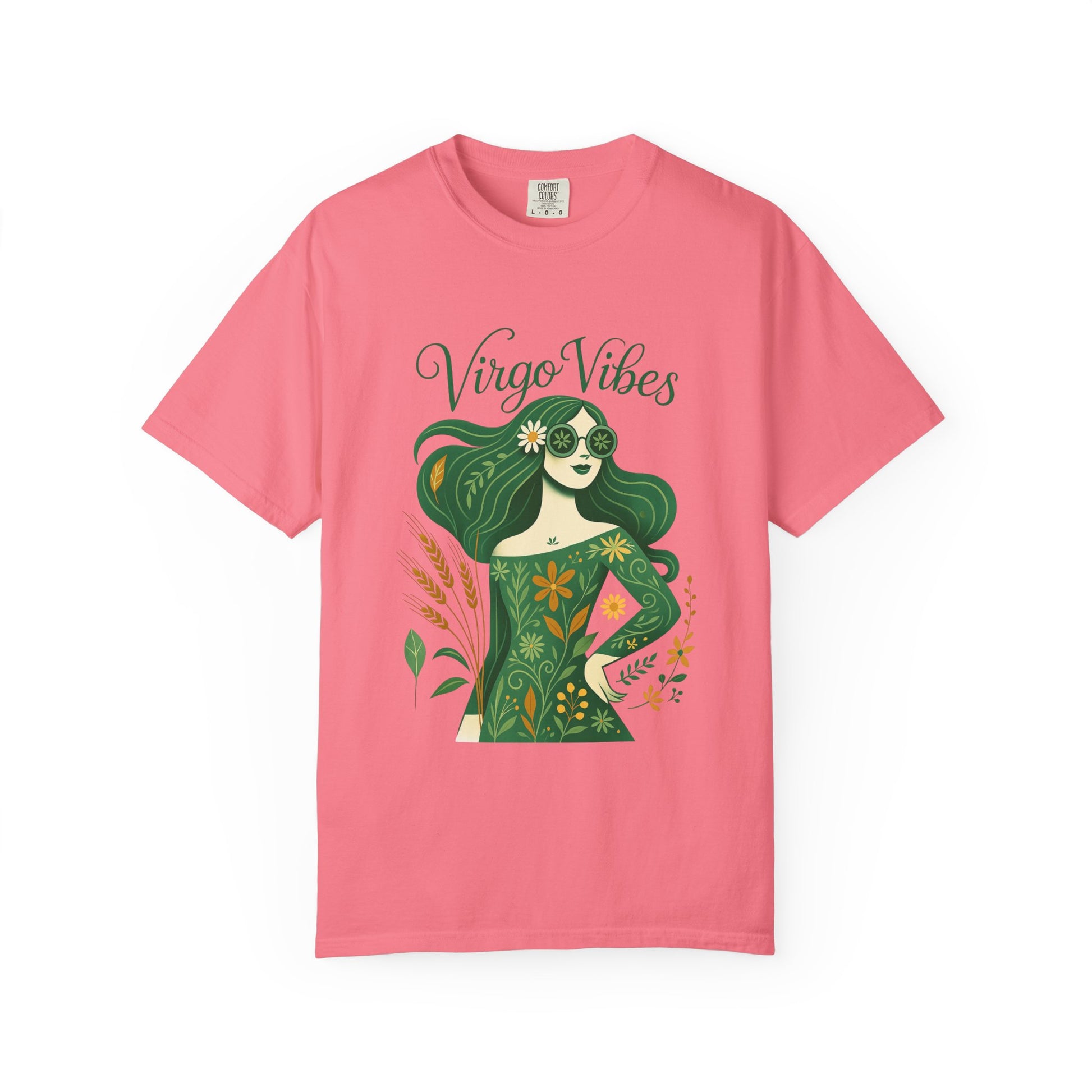 Virgo Vibes Vibrant Tee – Earthy Zodiac Shirt