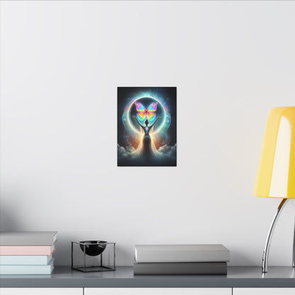 Butterfly Moon – Luminous Dream Wall Art
