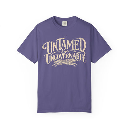 Untamed Ungovernable Vintage Western T-Shirt | Feminist Statement Tee