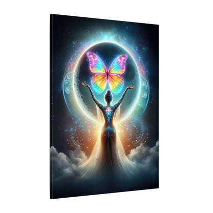 Butterfly Moon – Luminous Dream Wall Art