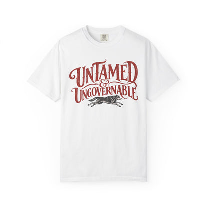Untamed Ungovernable Vintage Rustic Boho T-Shirt | Witchy Feminist Graphic Tee