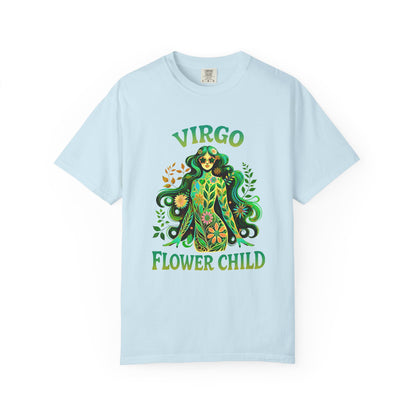 Virgo Flower Child – Vibrant Retro Zodiac Tee