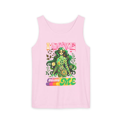 I Love Being Me - Colorful Retro Affirmation Tank (Unisex)