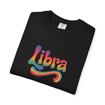 Libra – Retro Wavy Groovescape Zodiac Tee