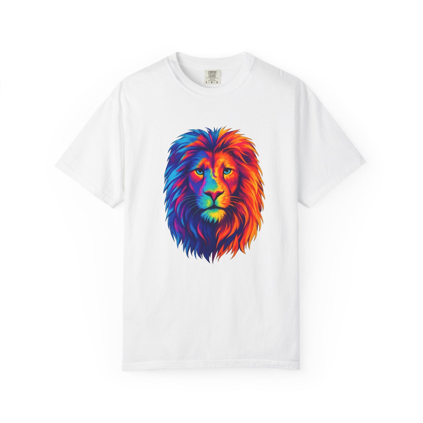 Rainbow Lion Tee – Vibrant & Fierce