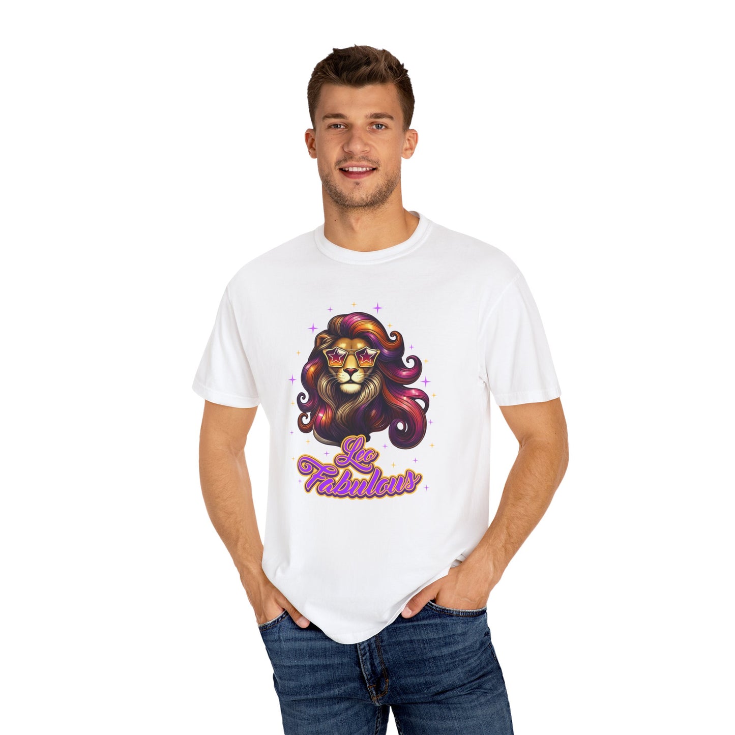 Leo Fabulous Tee – Groovy Colorful Zodiac Shirt