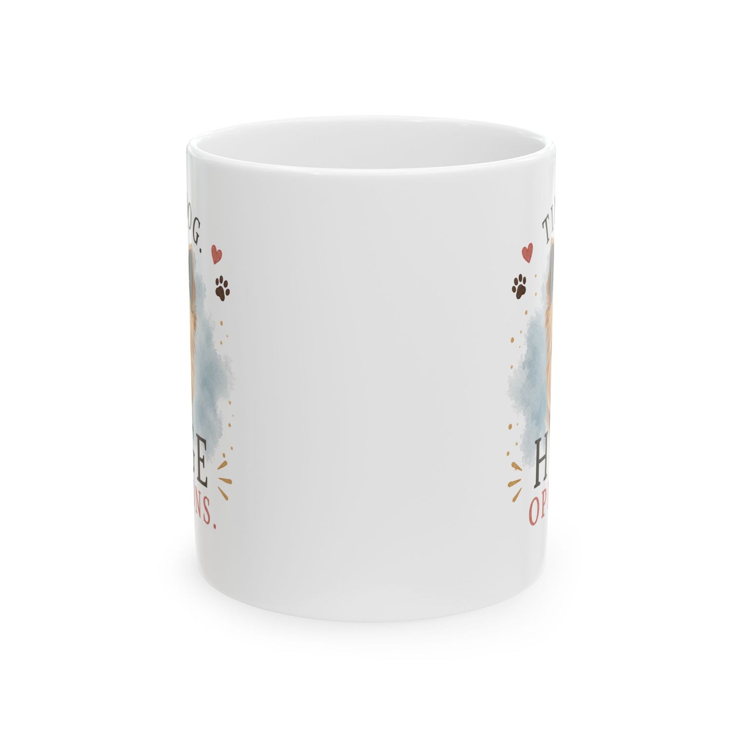 Personalized & Customized Dog Mug | Tiny Dog. Huge Opinions.
