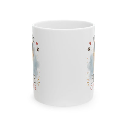 Personalized & Customized Dog Mug | Tiny Dog. Huge Opinions.