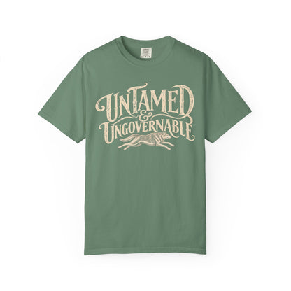 Untamed Ungovernable Vintage Western T-Shirt | Feminist Statement Tee