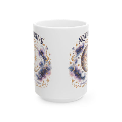 Aquarius Zodiac Mug | Astrology Constellation Coffee Cup