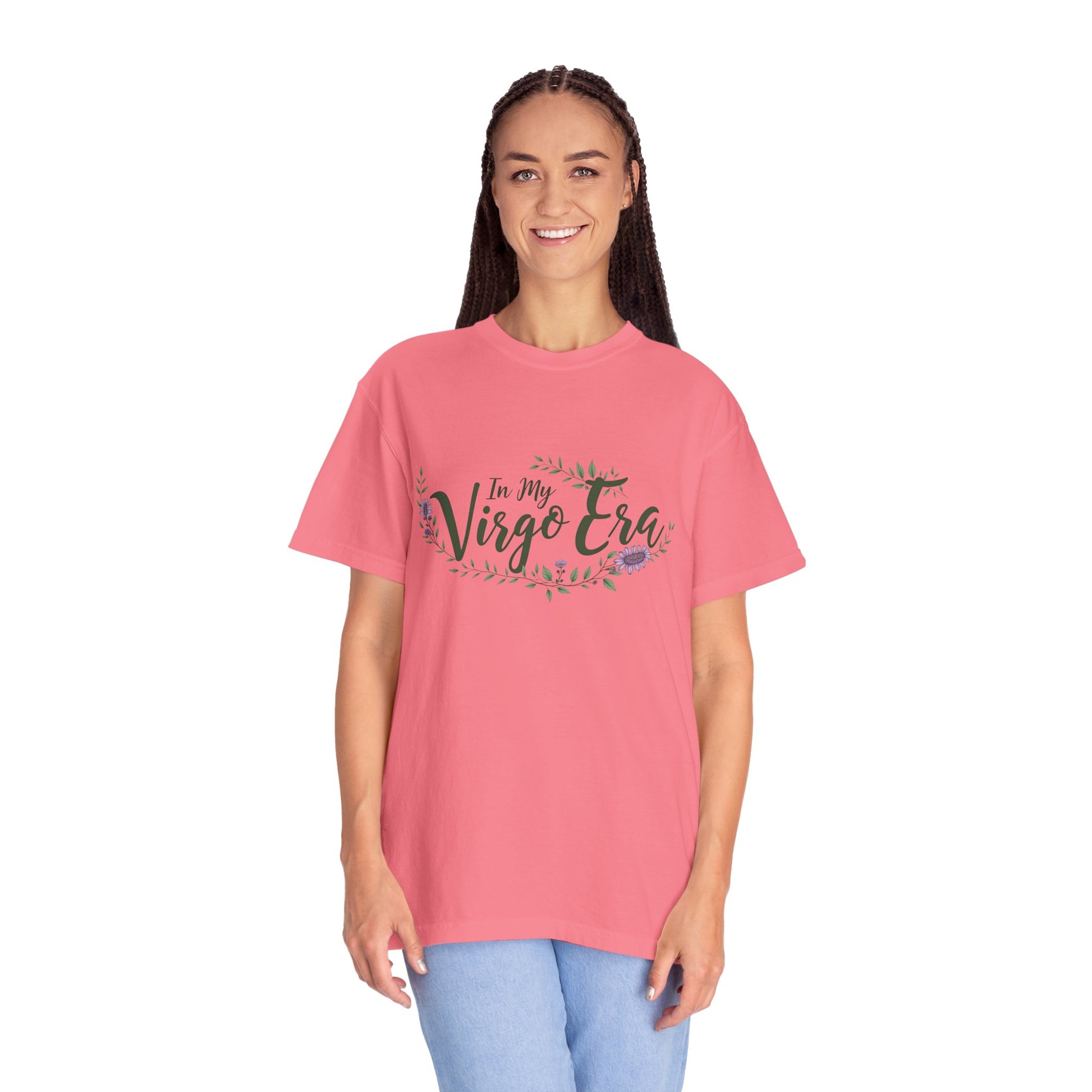 In My Virgo Era – Pretty Floral Zodiac Tee