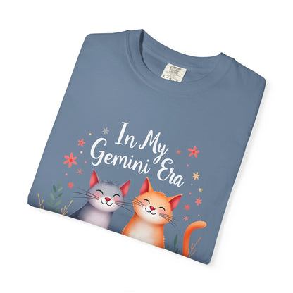 In My Gemini Era – Colorful Zodiac Cats Shirt