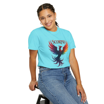 Scorpio Phoenix Tee – Multicolor Zodiac Shirt