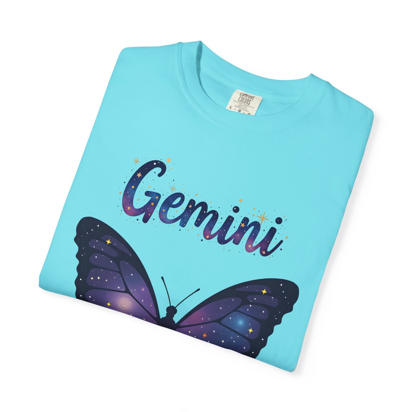 Gemini Butterfly Tee – Colorful Zodiac Shirt