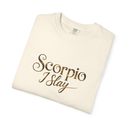 Scorpio I Slay Witchy Tee – Wicked Zodiac Shirt