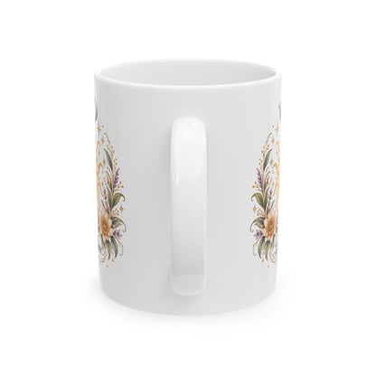 Celestial Leo Zodiac Sun Coffee Cup