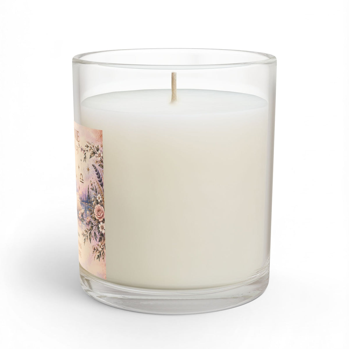 Personalized Libra Zodiac Candle