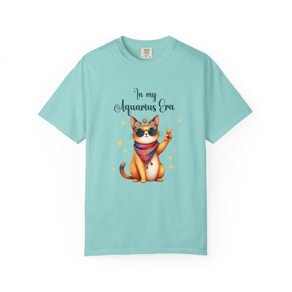 In My Aquarius Era Tee – Funny Zodiac Cat Shirt