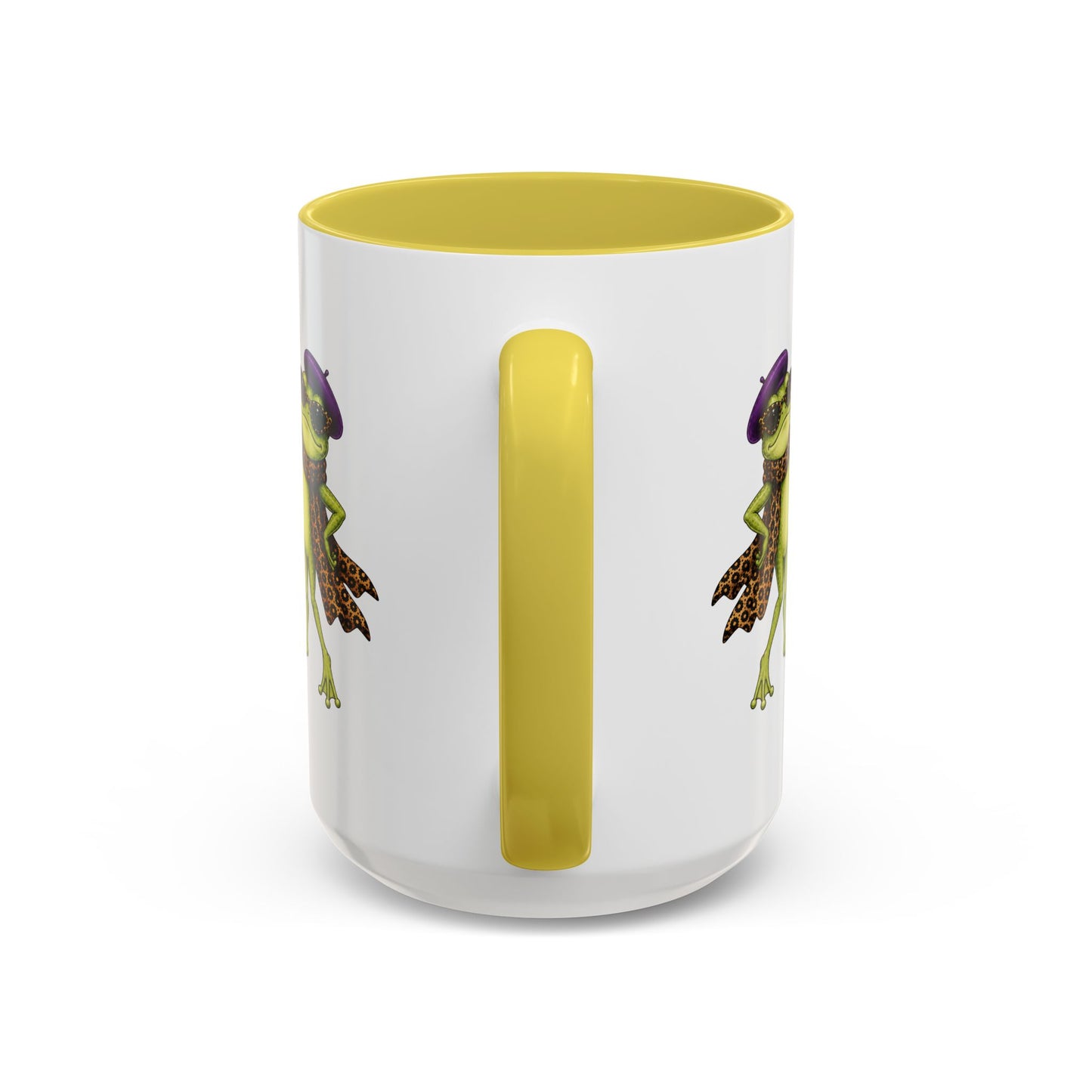 Darling You're Ribbiting Frog Mug | Funny Fashion Frog Coffee Mug | Glam Frog Gift for Women | Colored Mug