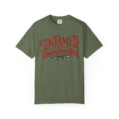 Untamed Ungovernable Vintage Rustic Boho T-Shirt | Witchy Feminist Graphic Tee