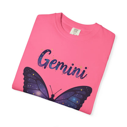 Gemini Butterfly Tee – Colorful Zodiac Shirt