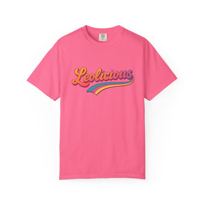 Leolicious – Retro Groovy Leo Zodiac Tee