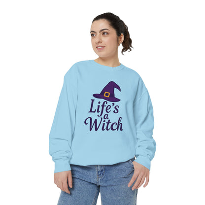 Life’s a Witch Sweatshirt – Funny Witch Hat Pullover