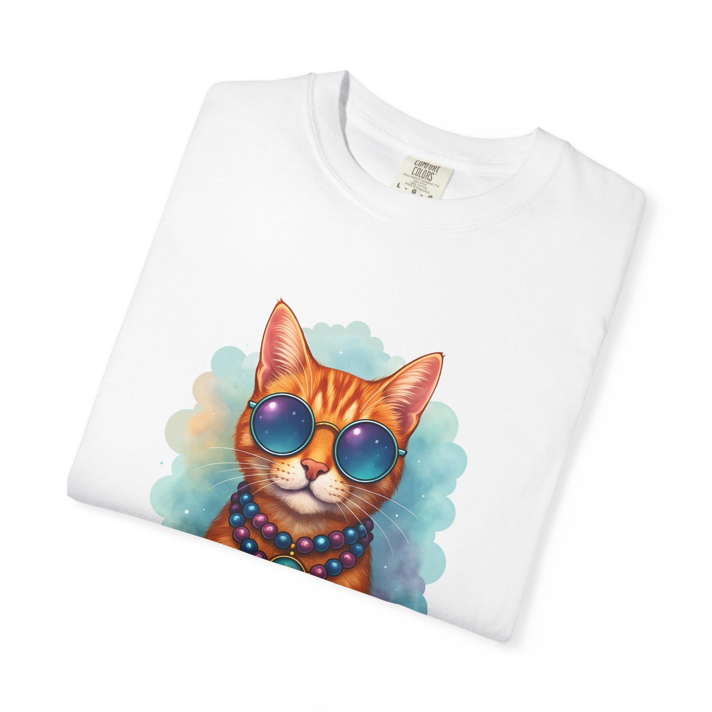 Aquarius One Cool Cat – Groovy Cosmic Kitty T-shirt