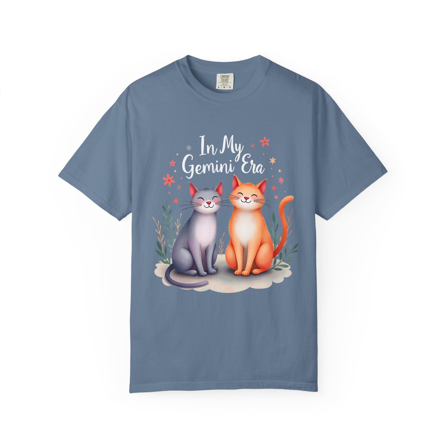 In My Gemini Era – Colorful Zodiac Cats Shirt