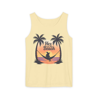 Hex on the Beach Tank – Wicked Retro Witchcore Shirt