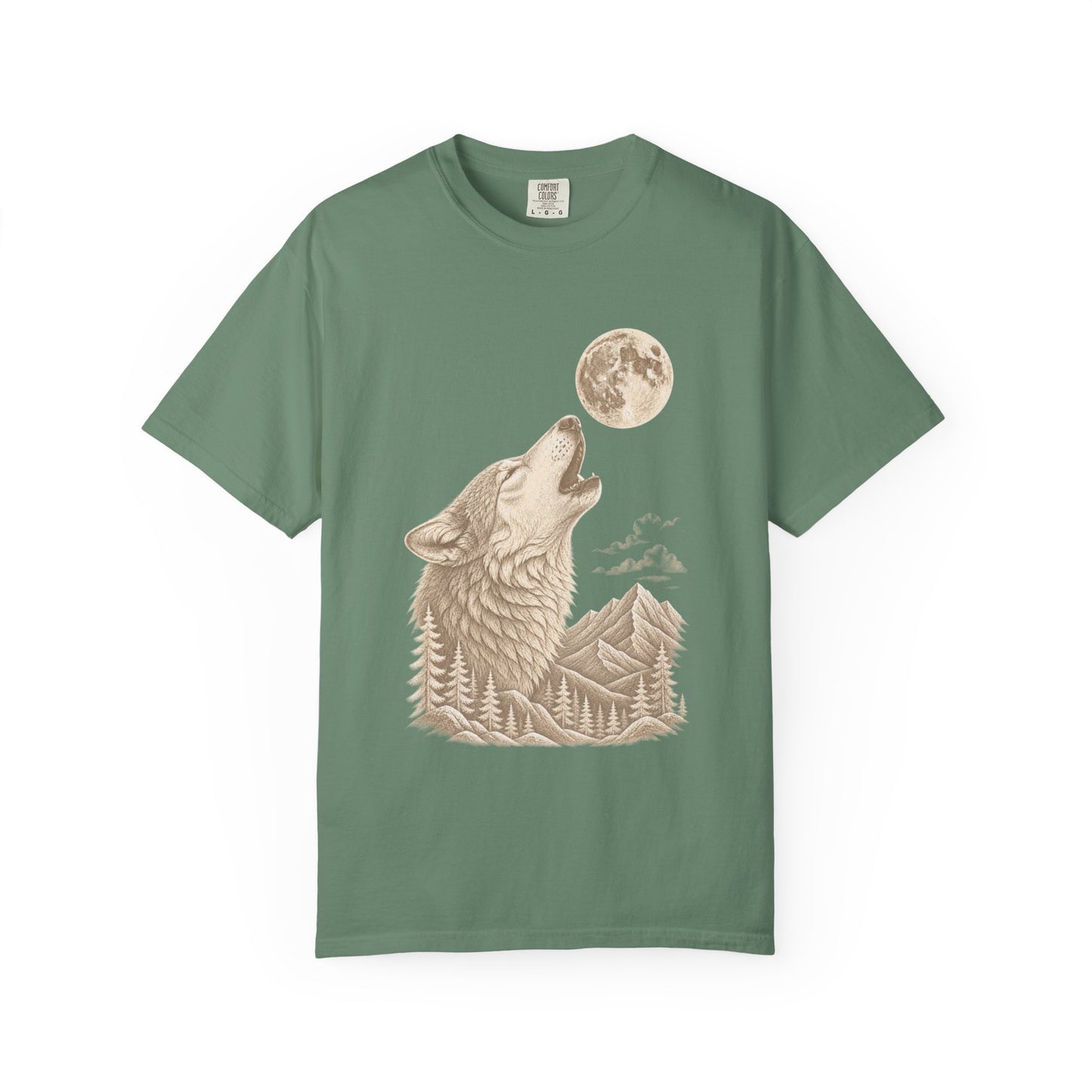 Wolf Howl T-Shirt — Moonlit Wilderness Graphic Tee