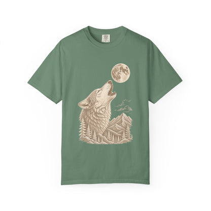Wolf Howl T-Shirt — Moonlit Wilderness Graphic Tee