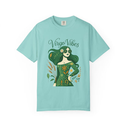 Virgo Vibes Vibrant Tee – Earthy Zodiac Shirt
