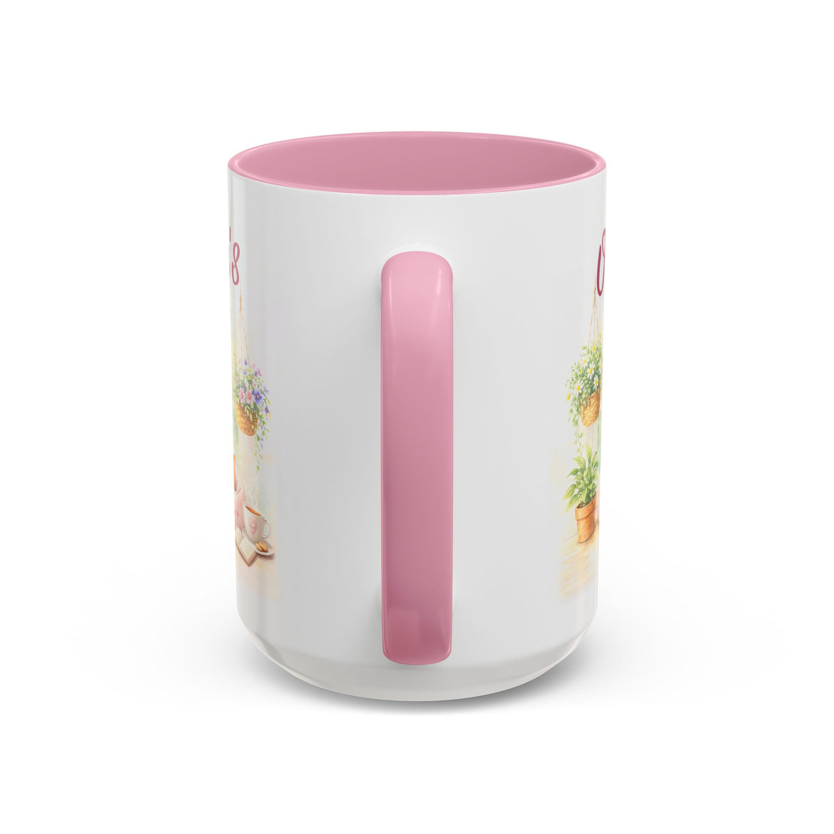 Personalized Cat Coffee Mug, Custom Cat Lover Gift, Cozy Pink Tea Mug, Cute Cat Mom Gift, Relaxing Cat Cup