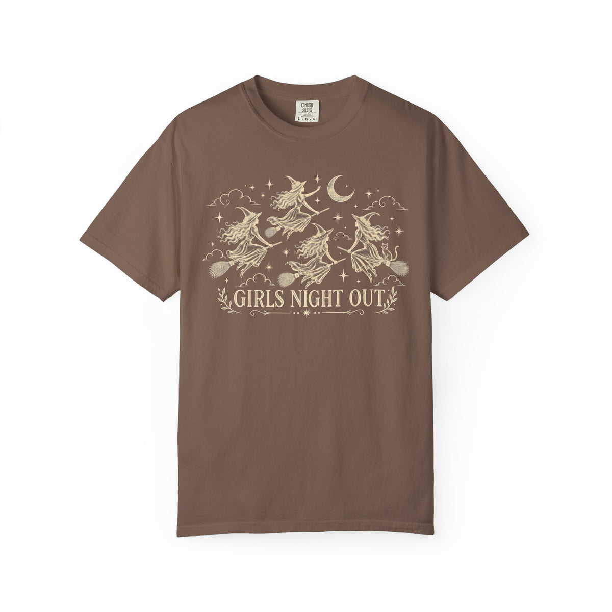 Girls Night Out Halloween Witchy Goth T-shirt | Vintage Feminist Graphic Tee