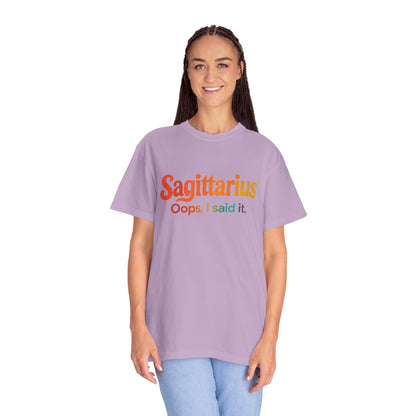 Sagittarius Oops, I Said It – Funny Fire Sign Tee