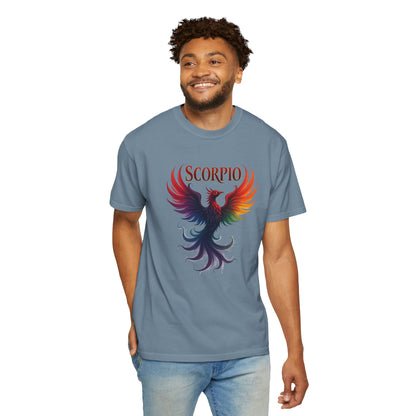 Scorpio Phoenix Tee – Multicolor Zodiac Shirt