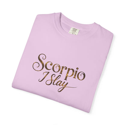 Scorpio I Slay Witchy Tee – Wicked Zodiac Shirt