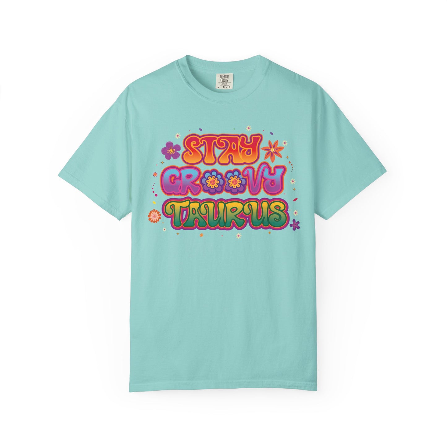 Stay Groovy Taurus  -  Vintage Retro Groovy Astrology Tee