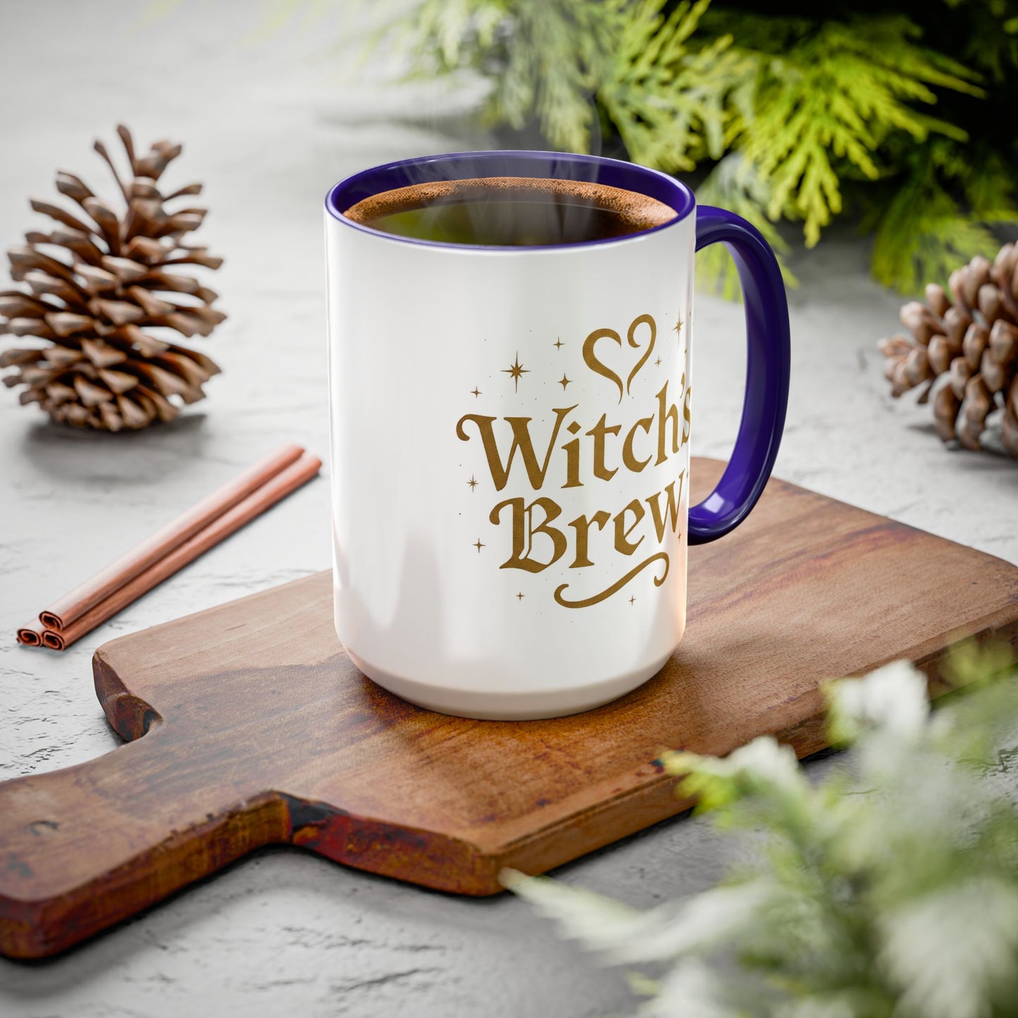 Witch’s Brew – Magical Elixir Mug (11oz & 15oz, Color Accent Options)