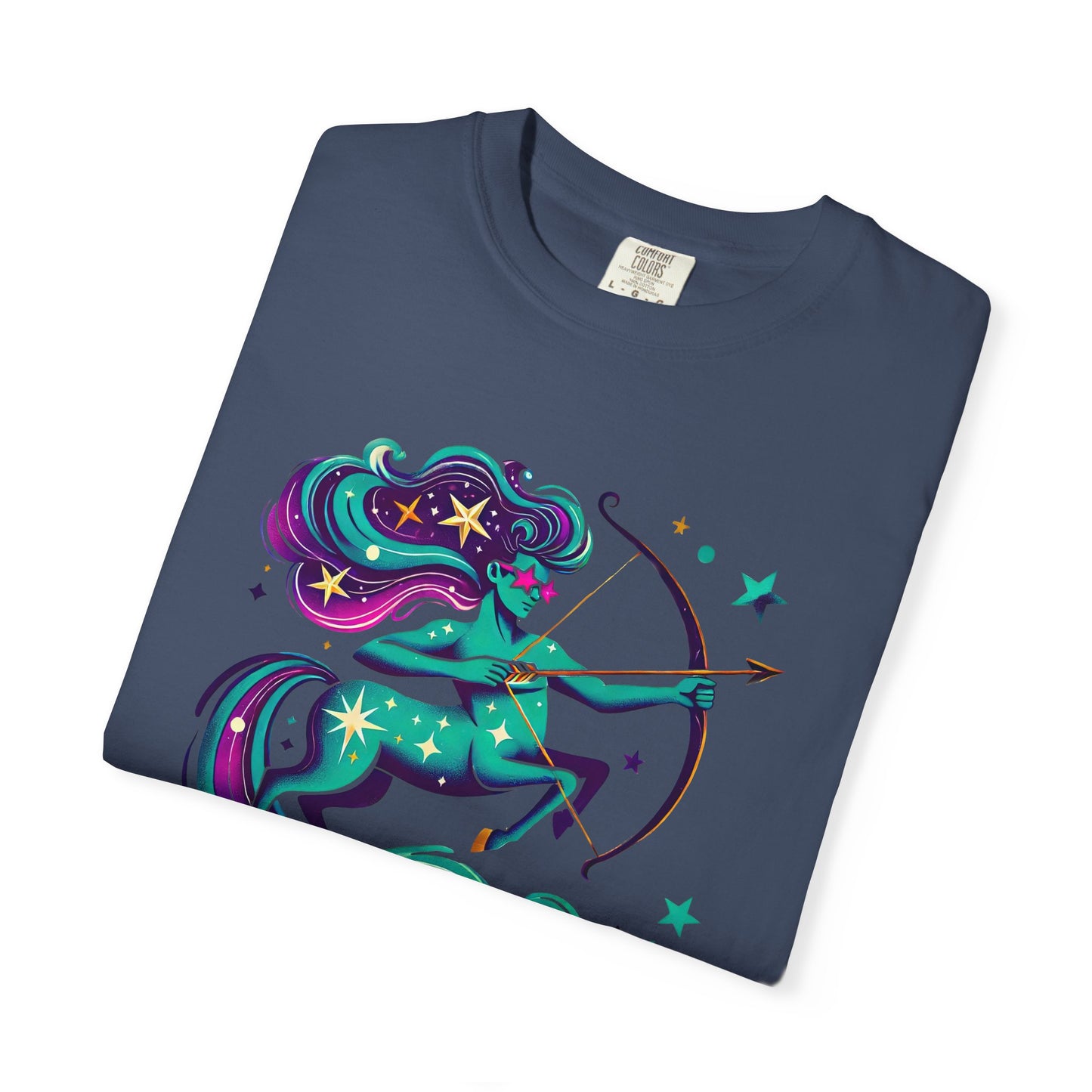 Sagittarius Retro Groovy Centaur -Colorful Zodiac Tee