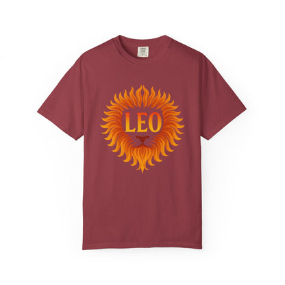 Leo Lion Flame Mane Tee - Vibrant Radiance