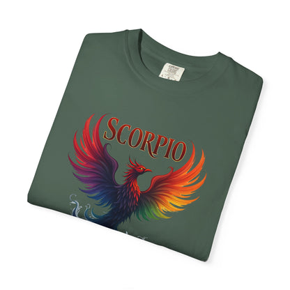 Scorpio Phoenix Tee – Multicolor Zodiac Shirt