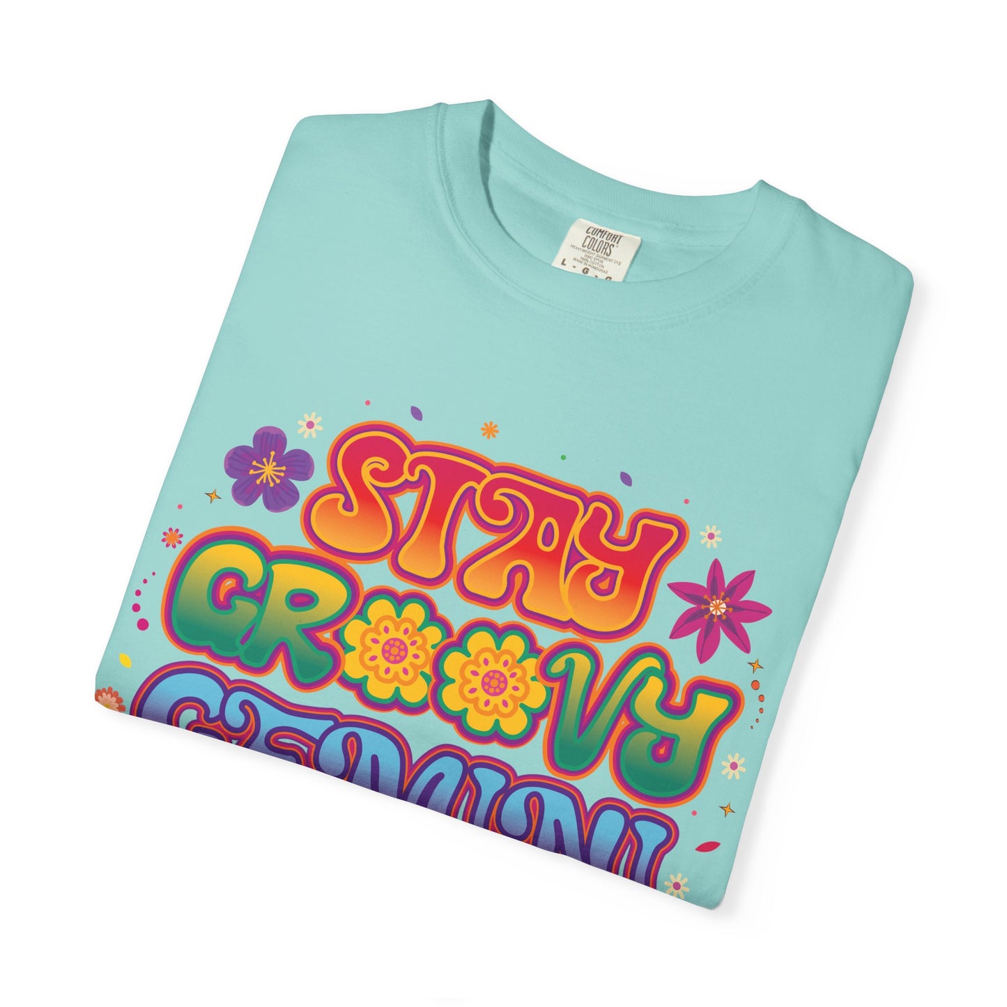 Stay Groovy Gemini – Flower Power Retro Zodiac Tee