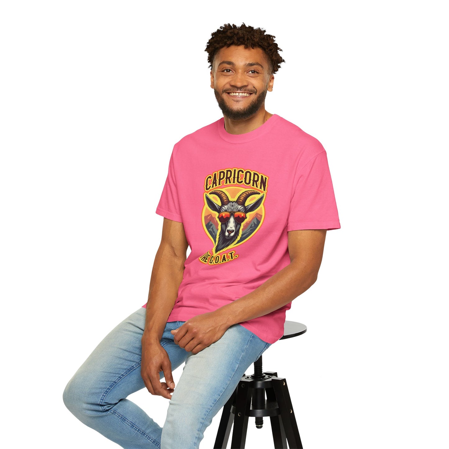 Capricorn The G.O.A.T – Mountain Majesty Zodiac Tee